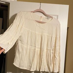 Madewell Cream Blouse